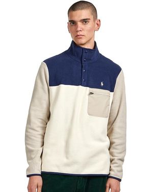 Polo Ralph Lauren Mock Neck Sweater - Blau
