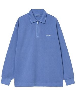 Carhartt Pique Script Sweat - Blau