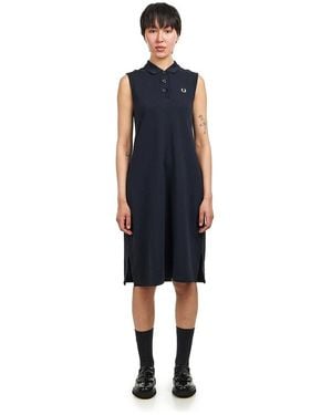 Fred Perry Sleeveless Polo Dress - Blau