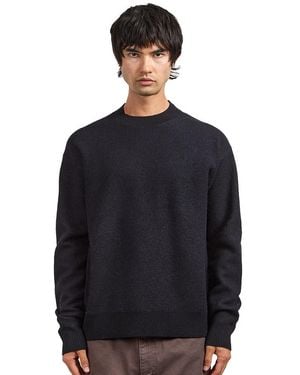 Norse Projects Rom Boiled Wool Crewneck - Schwarz