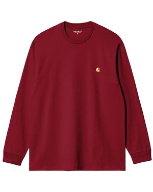 Carhartt L/S Chase T-Shirt - Rot