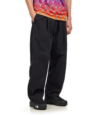 Butter Goods Pleated Trousers - Schwarz