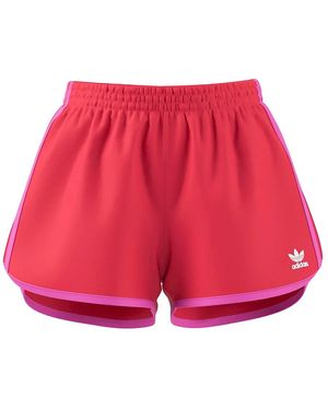 adidas Adicolor 3-Stripes Sprinter Shorts - Rot