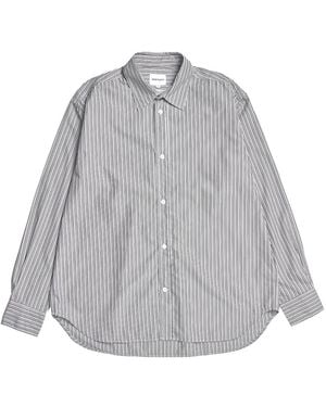 Norse Projects Ole Fine Oversize Shirt - Grau