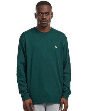 Carhartt L/S Chase T-Shirt - Grün