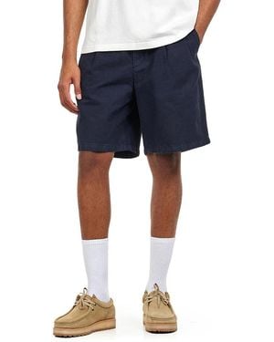 Norse Projects Benn Cotton Linen Shorts - Blau
