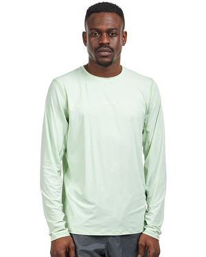 District Vision Ultralight Aloe Long Sleeve Tee - Grün