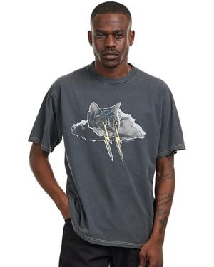 Nudie Jeans Koffe Karma Kat T-Shirt - Schwarz