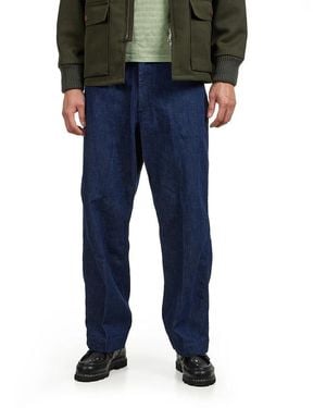 Beams Plus Mil Trousers Denim - Blau