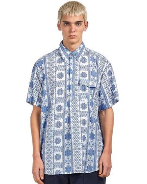 Engineered Garments Popover BD Shirt - Blau