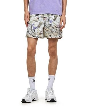 PATTA Beach Print Swim Shorts - Weiß