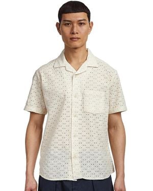 Corridor NYC Floral Eyelet SS - Weiß