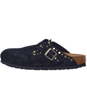 Birkenstock W Boston Rivet - Blau
