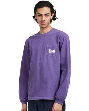 thisisneverthat That Pocket L/S Tee - Lila
