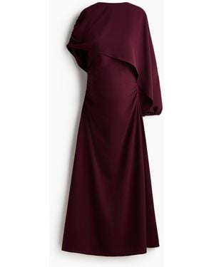 H&M MAMA Stillkleid mit Cape-Details - Lila