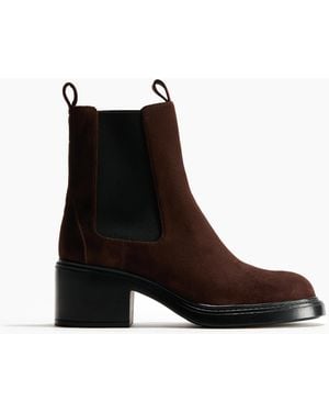 H&M Chelseaboots mit Absatz - Schwarz