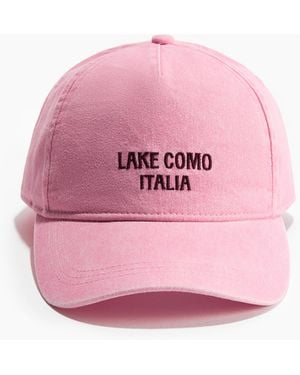 H&M Cap aus Baumwolltwill - Pink