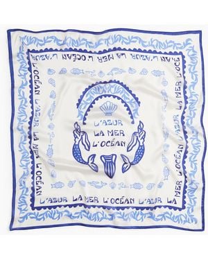 H&M Gemustertes Tuch - Blau