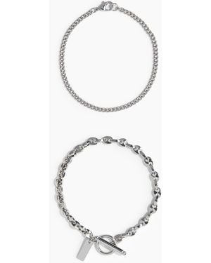 H&M 2er-Pack Armbänder - Weiß