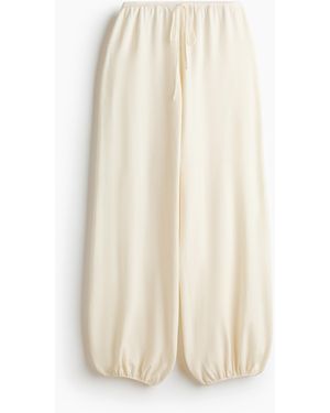 H&M Fijngebreide Ballonbroek - Wit