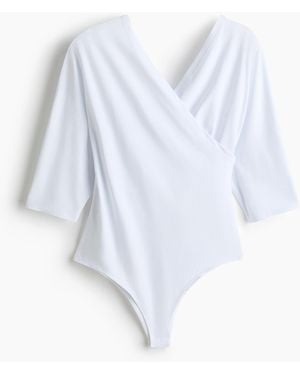 H&M Wickelbody - Weiß