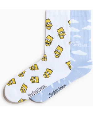 H&M 2er-Pack Socken - Blau
