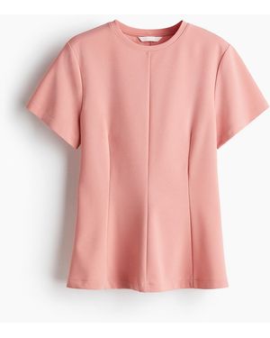 H&M Getailleerde Top - Roze