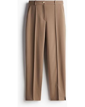 H&M Elegante Hose - Braun