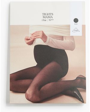 H&M MAMA Strumpfhose mit Lycra in 70 Denier - Schwarz