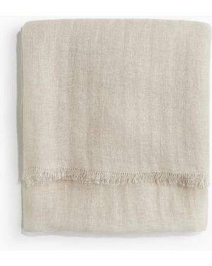 H&M Leinenschal - Natur
