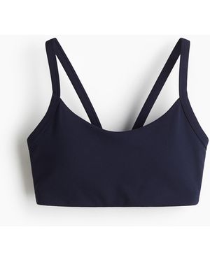 H&M Sport-BH mit SoftMoveTM Medium Support - Blau