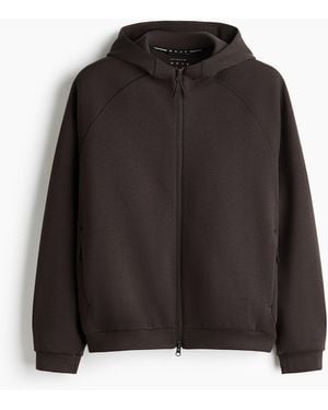 H&M Sport-Hoodiejacke mit DryMove - Schwarz