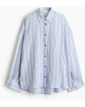 H&M Crêpebluse - Blau