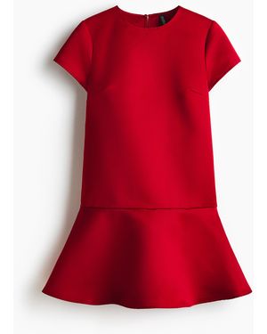 H&M Satinkleid - Rot