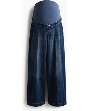H&M Mama Wide Leg Jeans - Blauw