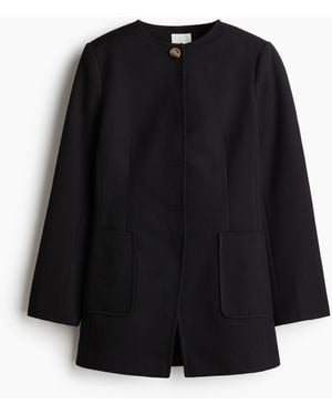 H&M Figurbetonte Jacke - Schwarz
