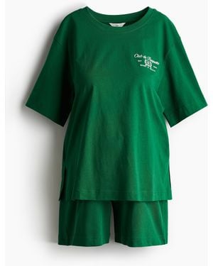H&M MAMA Zweiteiler aus Jersey - Grün