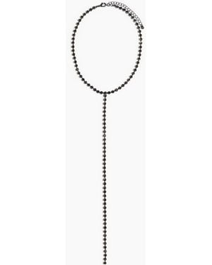 H&M Y-Halskette mit Strass - Mehrfarbig