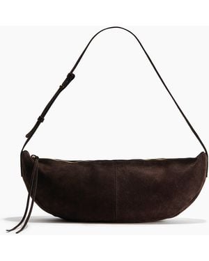 H&M Crossbody-Tasche aus Leder - Schwarz
