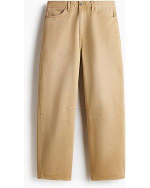 H&M Hose in Relaxed Fit - Natur