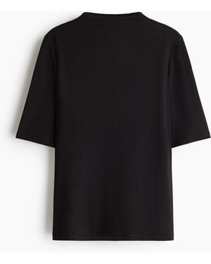 H&M Warme Top Met Turtleneck - Zwart