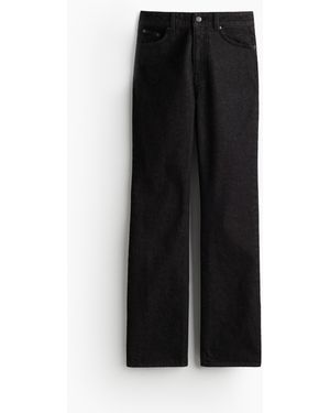 H&M Gerade Jeans - Schwarz