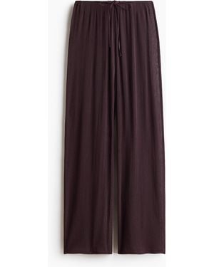 H&M Leichte Kordelzughose - Lila