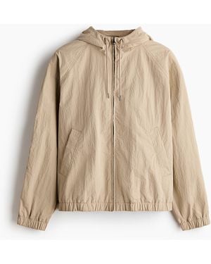 H&M Hooded jacket - Natur