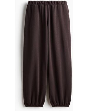 H&M Joggpants in Loose Fit - Braun