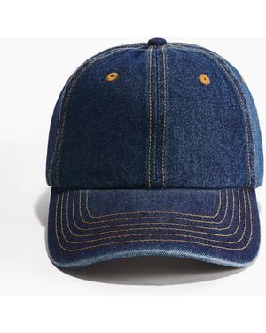 H&M Cap aus Baumwolltwill - Blau