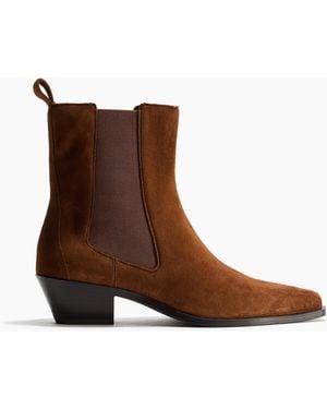 H&M Ankleboots aus Leder - Braun