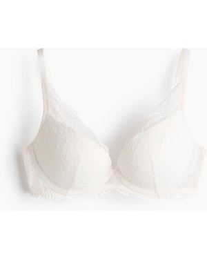 H&M Super-Push-up-BH aus Spitze - Weiß