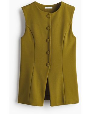 H&M Ponte di Roma waistcoat - Grün