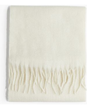 H&M Schal aus Webstoff - Weiß
